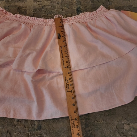 NWT Stoney Clover for Target linen blend stretch tiered mini skirt. - Picture 9 of 11